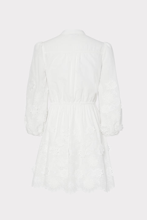 Elise 3D Cotton Embroidered Dress