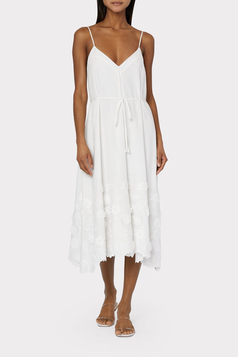 Becca 3D Cotton Embroidered Dress