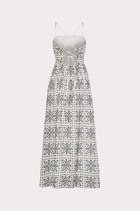 Esme Tile Eyelet Dress