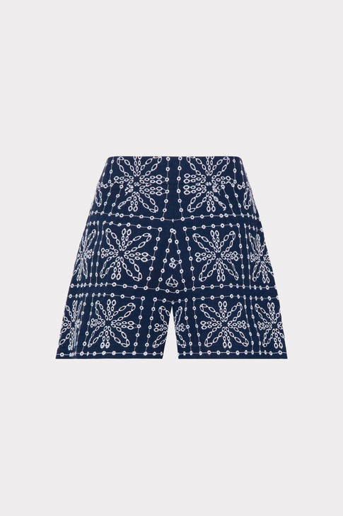 Emory Tile Eyelet Shorts