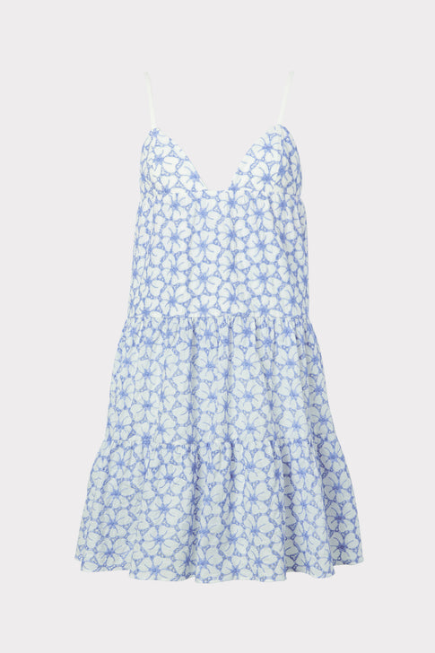 Evelyn Cotton Embroidered Dress