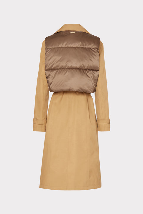 Ivy Trench Puffer Combo Jacket