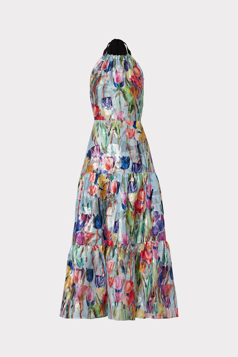 Hayden Metallic Tulip Dress