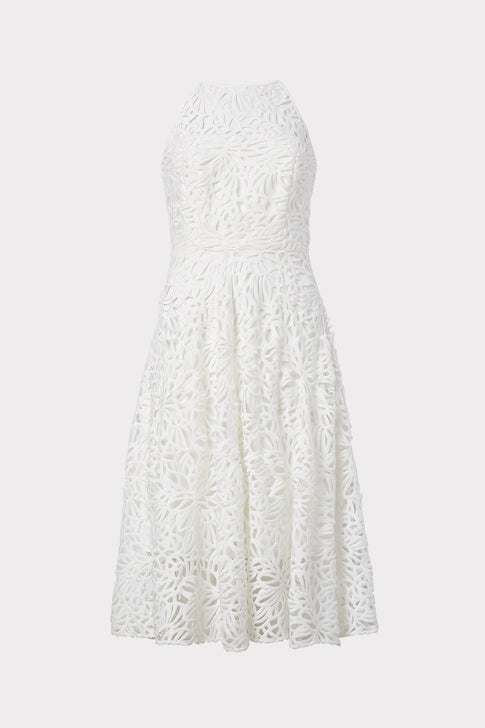 Alessia Embroidered Lace Dress