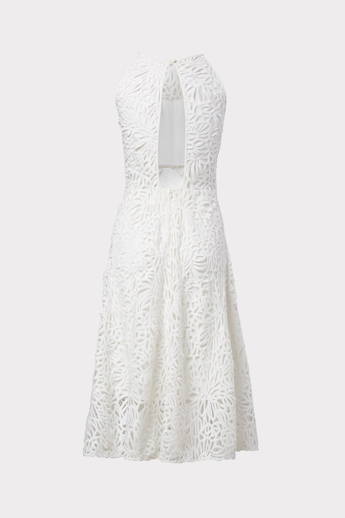 Alessia Embroidered Lace Dress