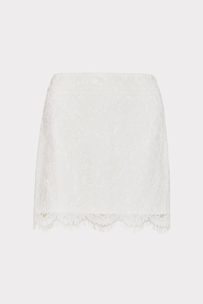 Fiore Lace Modern Mini Skirt