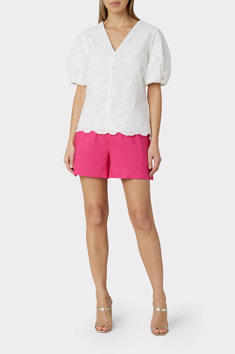 Tournesol Eyelet Top