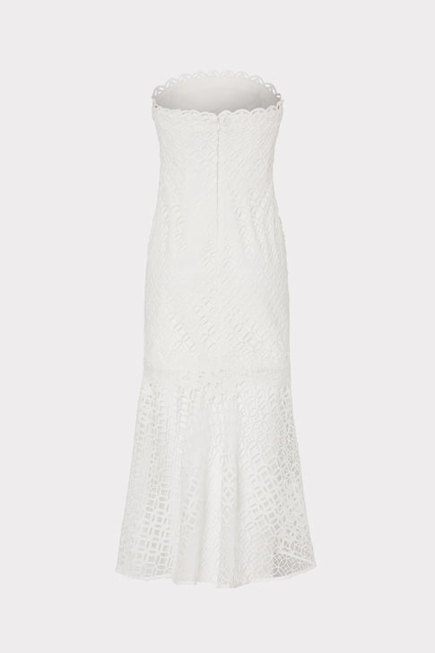 Nuriel Interlocking Geo Lace Dress