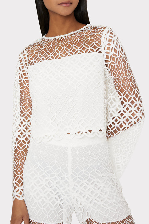 Nolana Abstract Lace Pants