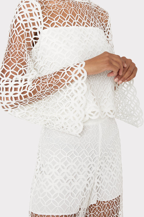 Neiva Interlocking Geo Lace Top