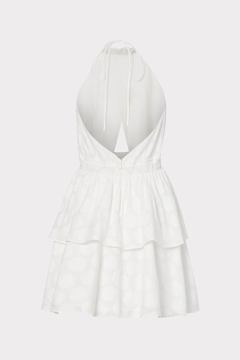 Evelia Reina Graphic Dot Clipping Dress