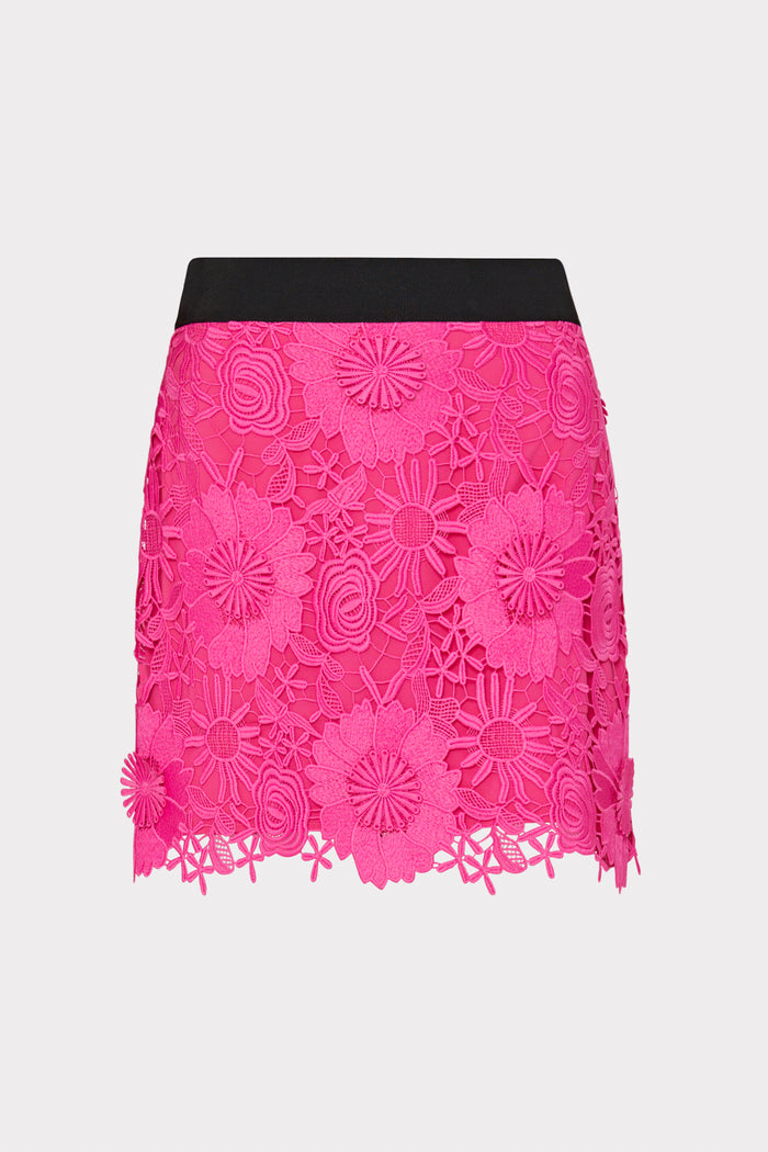 3D Lace Modern Mini Skirt