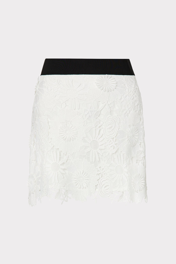 3D Lace Modern Mini Skirt