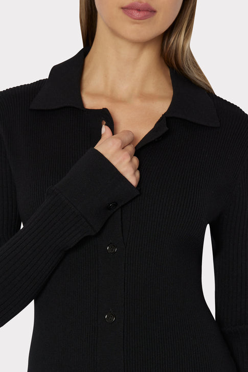 Polo Cardigan Dress