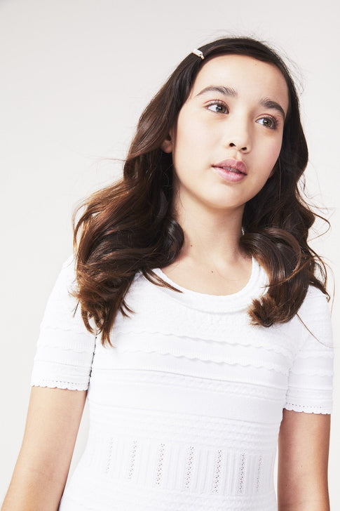 Milly Minis Textured Tech Dress