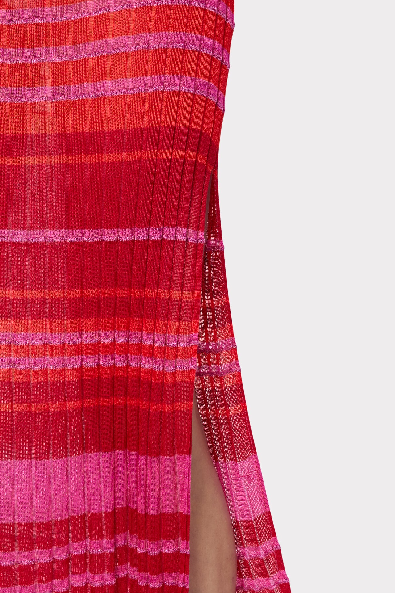 Variegated Stripe Dress in Pink Multi | MILLY Variegated Stripe Dress in Pink Multi | MILLY