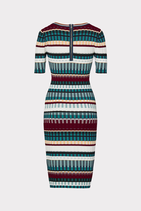 Textured Tech Stripe Dress