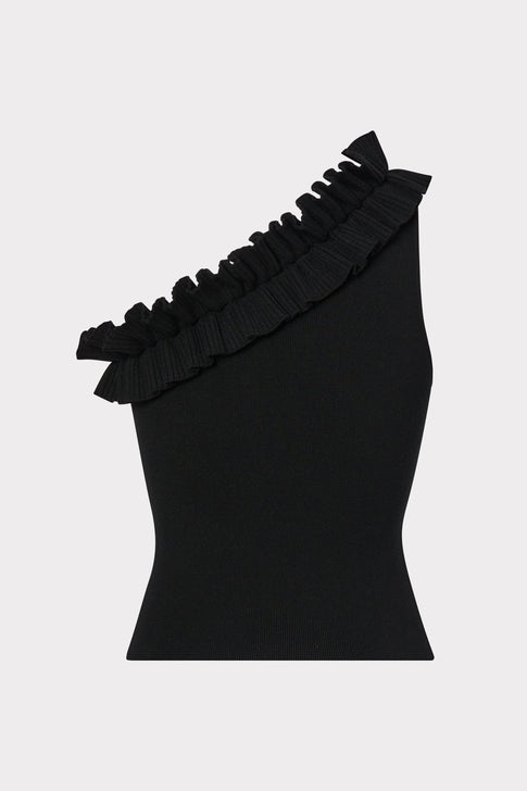 Ruffle One Shoulder Top