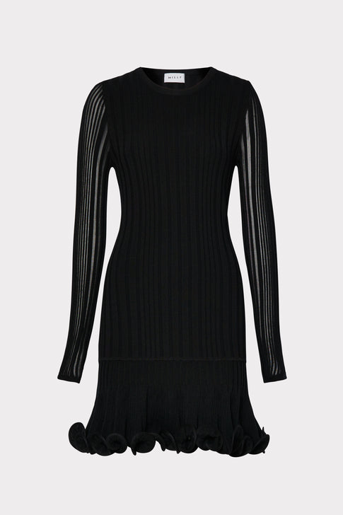 Fit And Flare Rib Dress