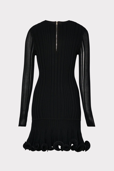 Fit And Flare Rib Dress