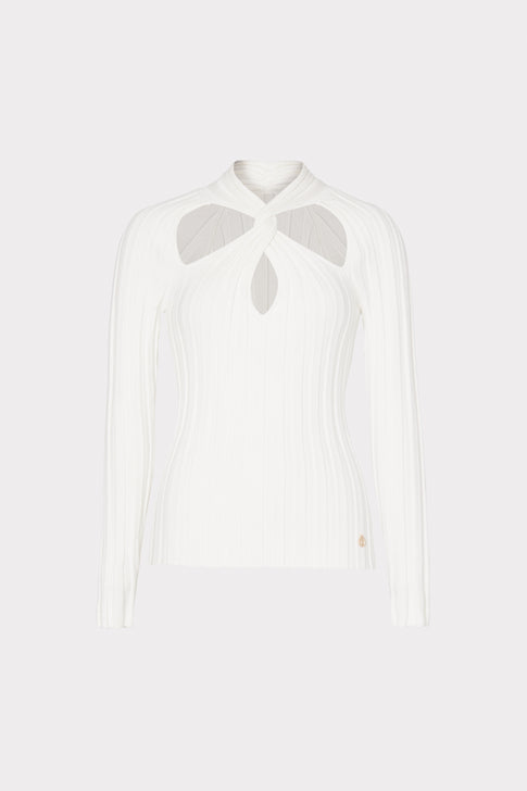 Twist Front Raglan Sleeve Top