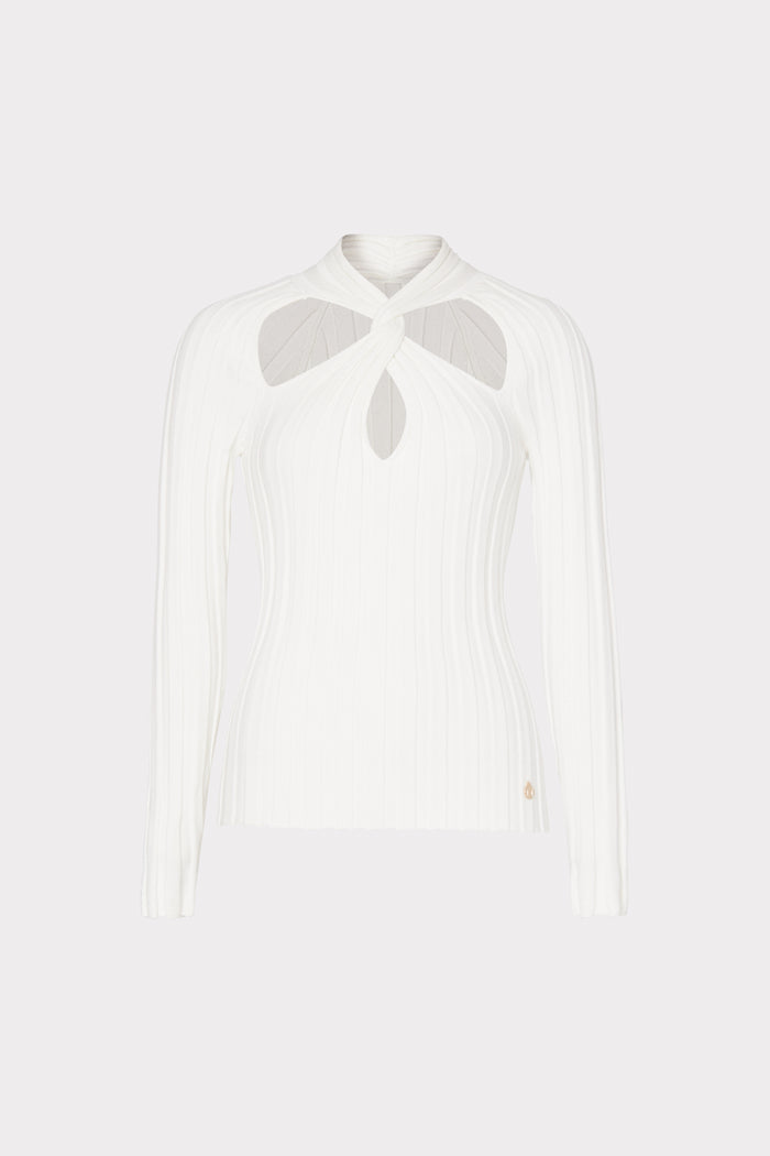 Twist Front Raglan Sleeve Top
