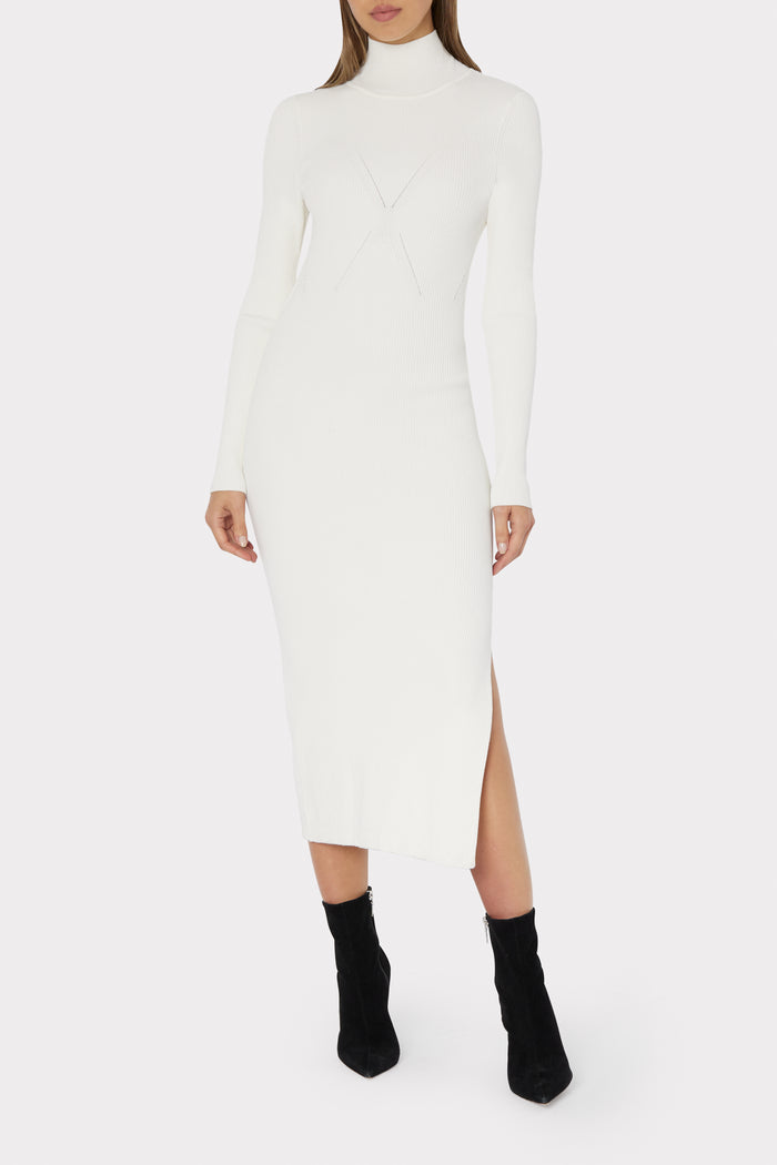 Bustier Turtleneck Dress