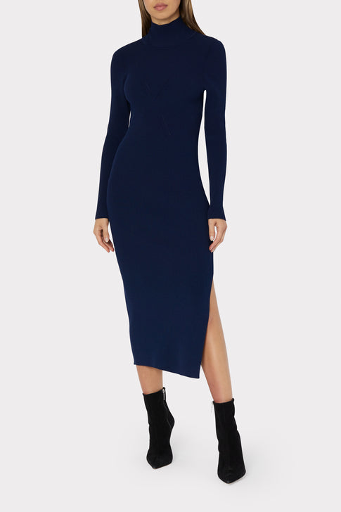 Bustier Turtleneck Dress