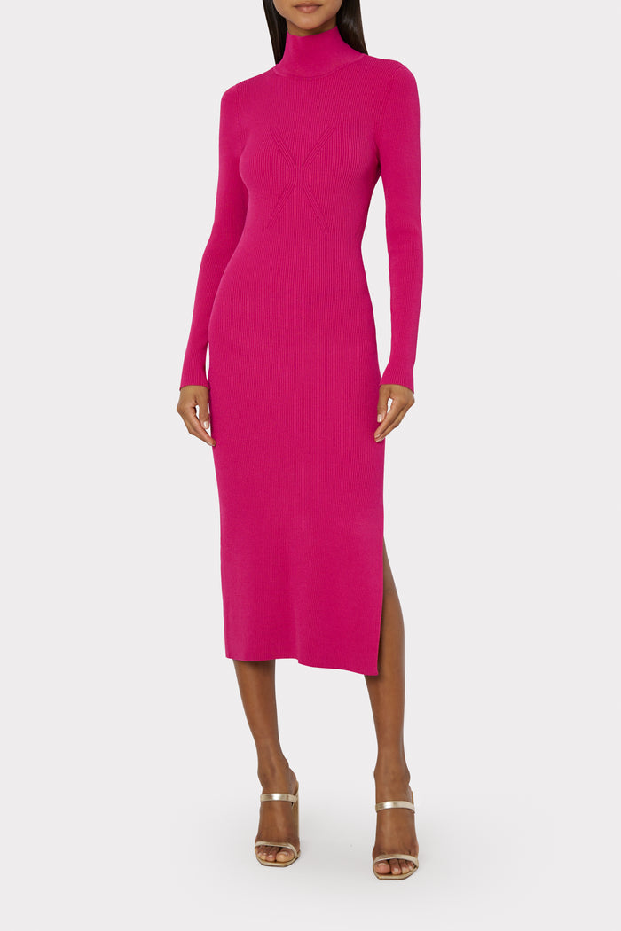 Bustier Turtleneck Dress