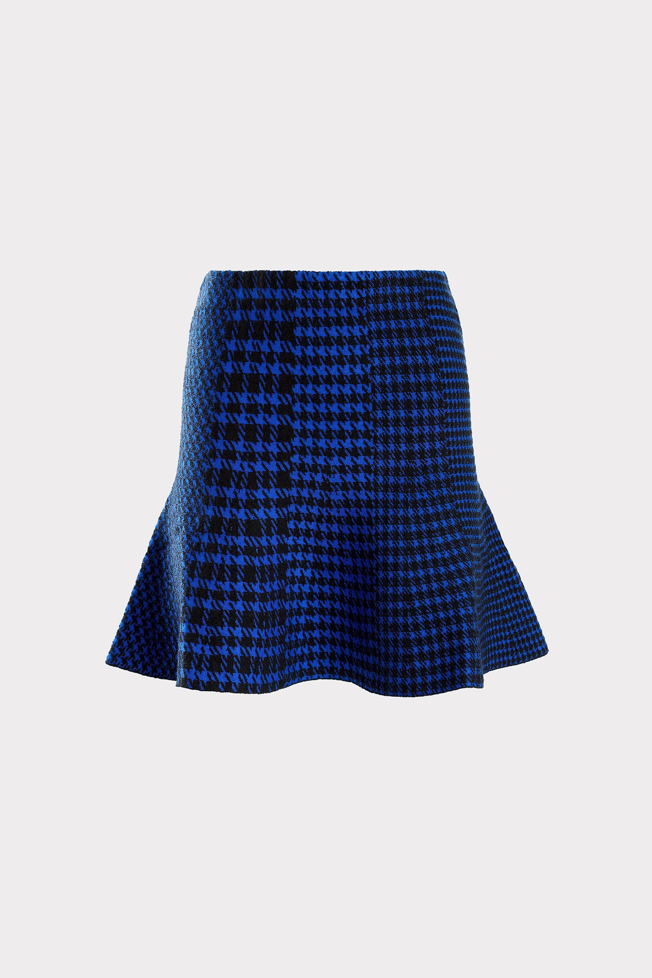 Check Mix Fit And Flare Skirt