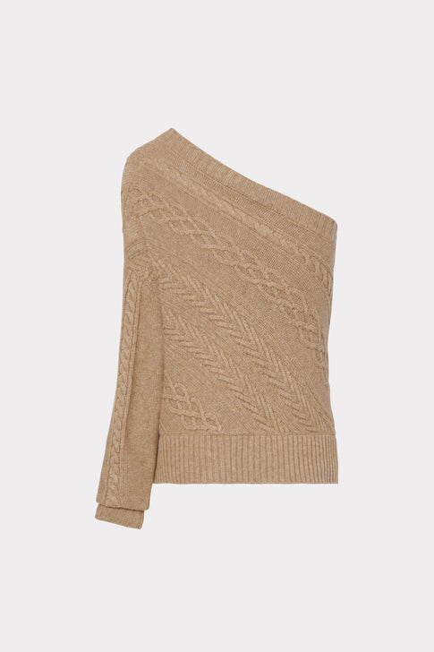 One Shoulder Cable Top