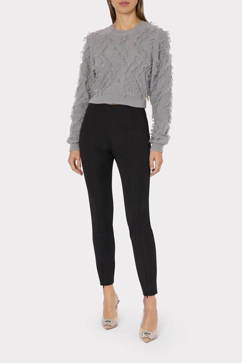 Loop Fringe Crop Top
