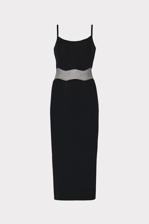 Sheer Wave Cami Dress