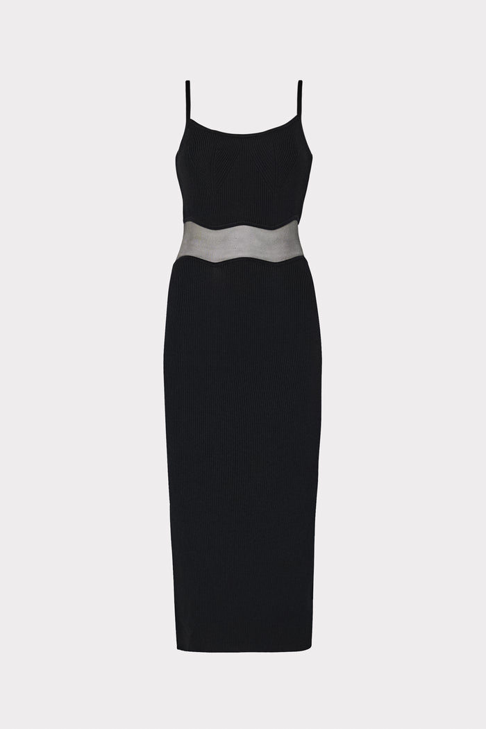Sheer Wave Cami Dress