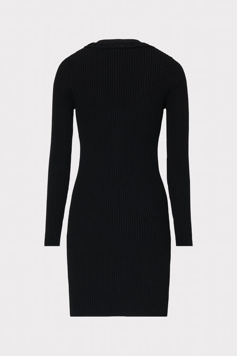 Braided Placket Cardigan Dress